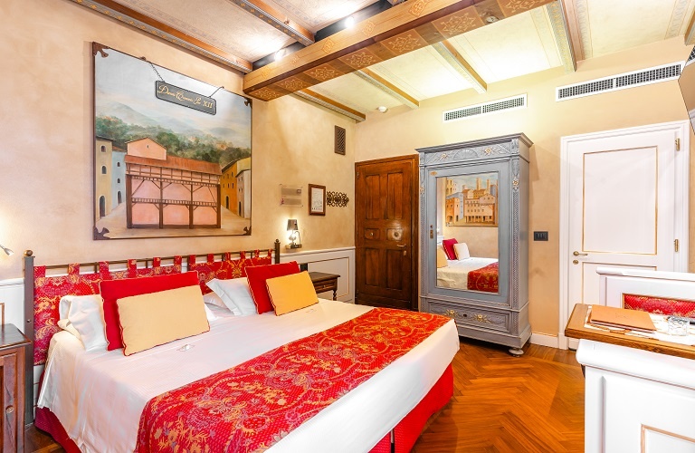 Deluxe double room with terrace  Art Hotel Commercianti Bologna