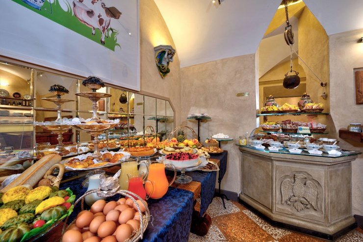 Our rich buffet breakfast  Art Hotel Commercianti Bologna