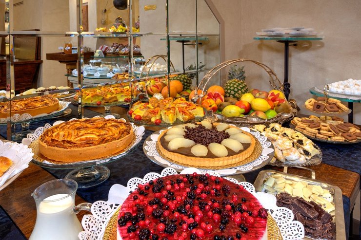 Our rich buffet breakfast  Art Hotel Commercianti Bologna