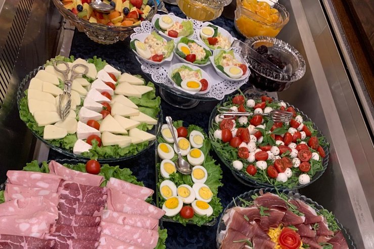 Our rich buffet breakfast  Art Hotel Commercianti Bologna