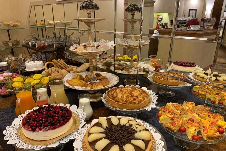 Our rich buffet breakfast  Art Hotel Commercianti Bologna