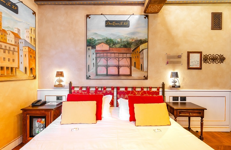 Deluxe double room with terrace  Art Hotel Commercianti Bologna