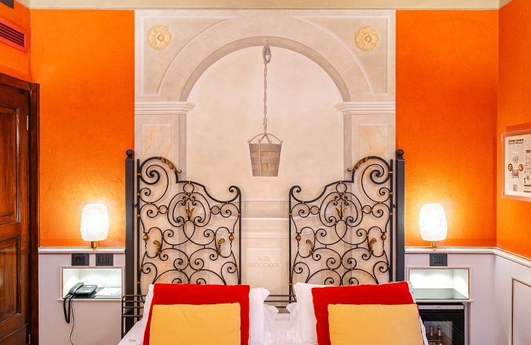 Deluxe double room with terrace  Art Hotel Commercianti Bologna