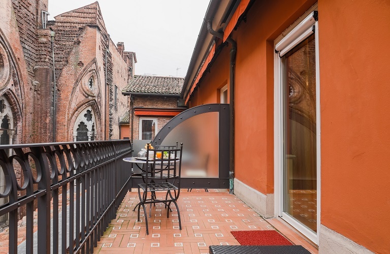 Deluxe double room with terrace  Art Hotel Commercianti Bologna