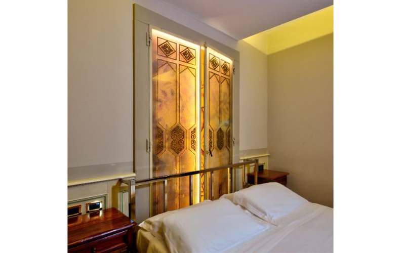 Deluxe double room art hotel commercianti bologna Deluxe double room art hotel commercianti bologna