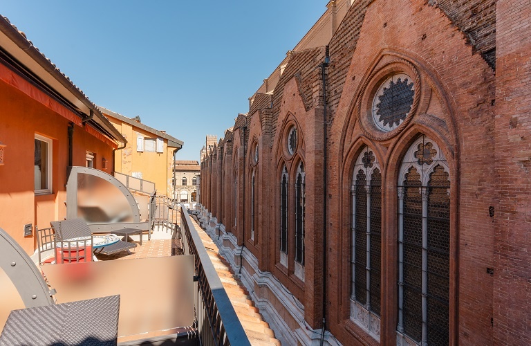 Deluxe double room with terrace  Art Hotel Commercianti Bologna